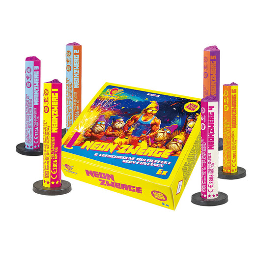 Albert Feuerwerk Neon Zwerge