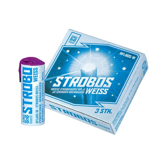 Argento Strobos weiß, 3er Pack