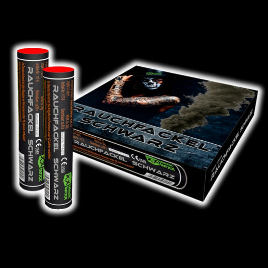 Blackboxx Rauchfackel Schwarz, 5er Pack