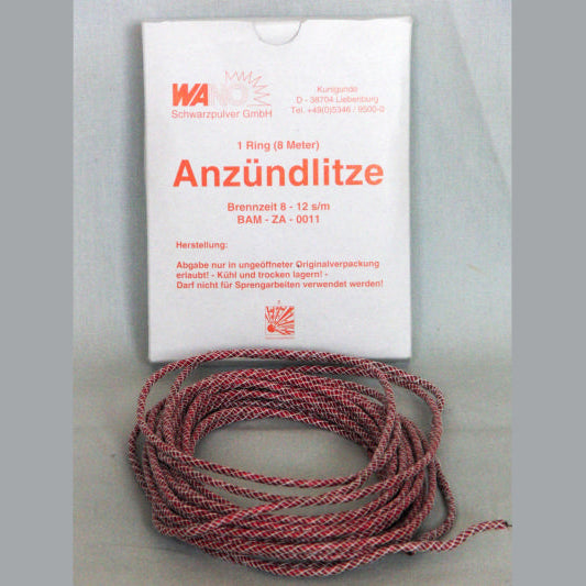 Anzündlitze rot, 8-12m/s, 8m